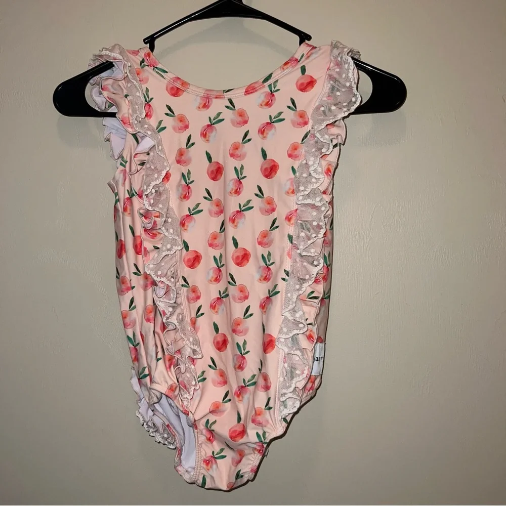 Jane + Jo Peaches Ruffle Swimsuit
